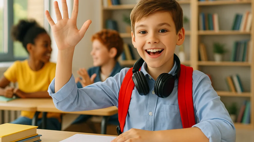 Mutlu ve özgüvenli çocuk